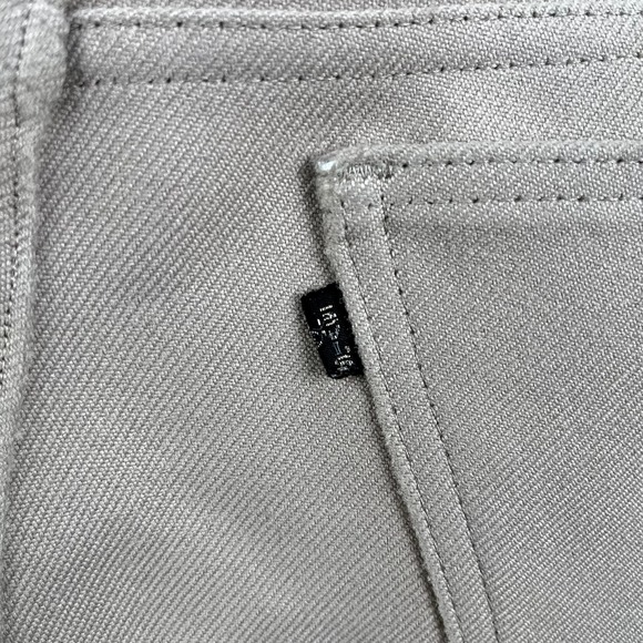 Vintage Levis Sta-Prest Pants Mens 38 Tan Khaki Straight Leg Dress Slacks 90s - Picture 7 of 13